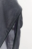 CONTRAST BELT DRESS