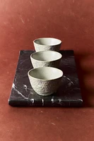 TEXTURED STONEWARE MINI BOWL