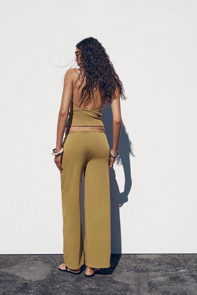 PANTALON DÉLAVÉ HEAVY COTTON