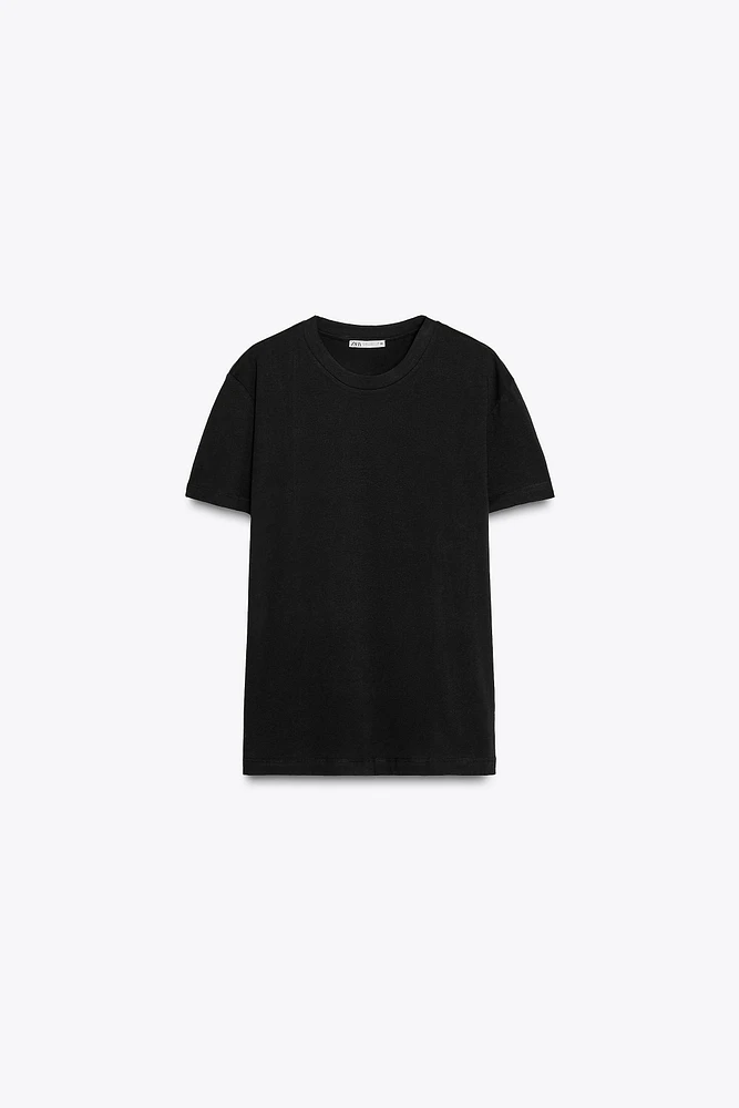 ENZYME FINISH COTTON T-SHIRT