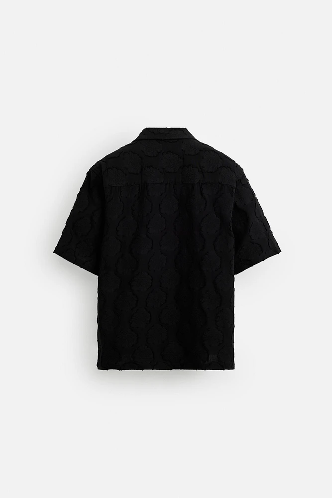 CHEMISE JACQUARD TEXTURÉE