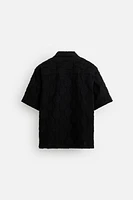 CHEMISE JACQUARD TEXTURÉE