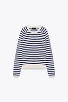 STRIPED KNIT SWEATER