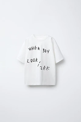 TEXT PRINT T-SHIRT