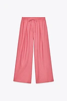 LINEN PALAZZO PANTS