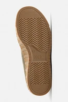 CONTRAST LEATHER SNEAKERS