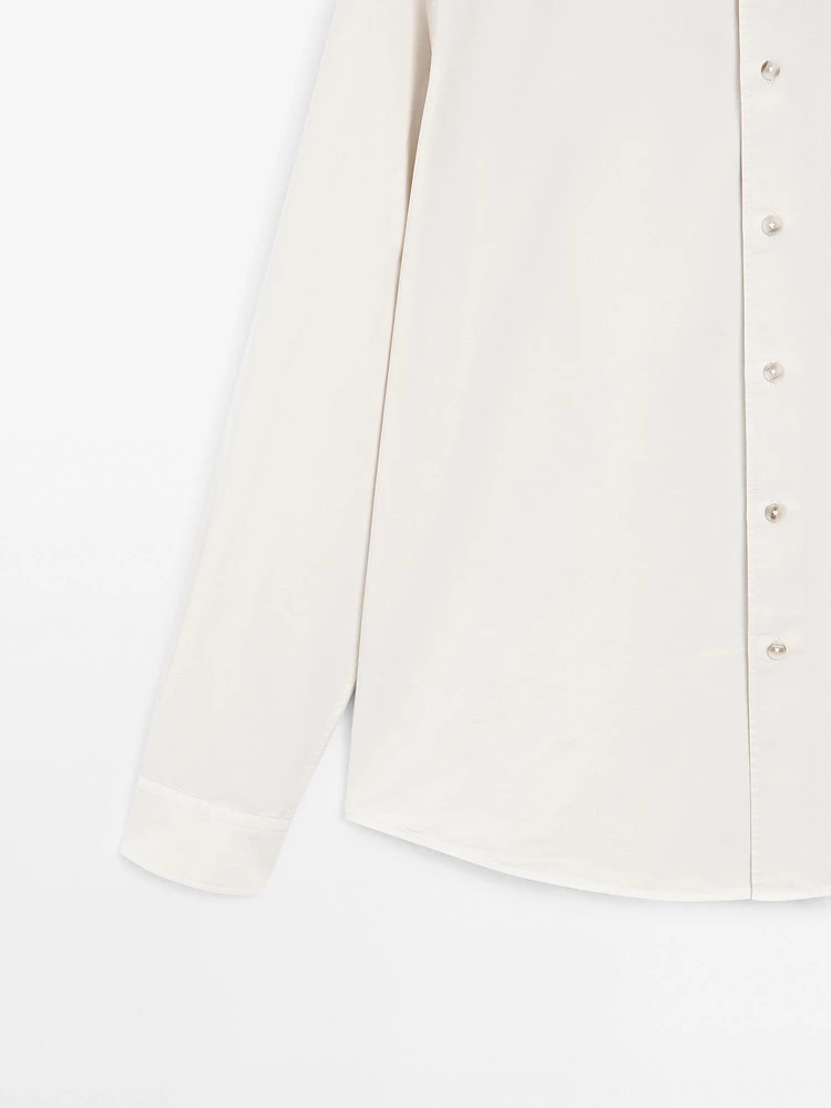 Chemise serge regular fit 100 % coton