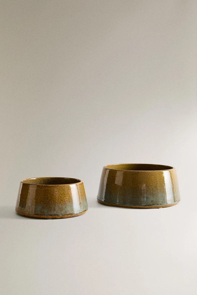 CERAMIC PETS BOWL