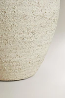 ROUGH-EFFECT CERAMIC VASE
