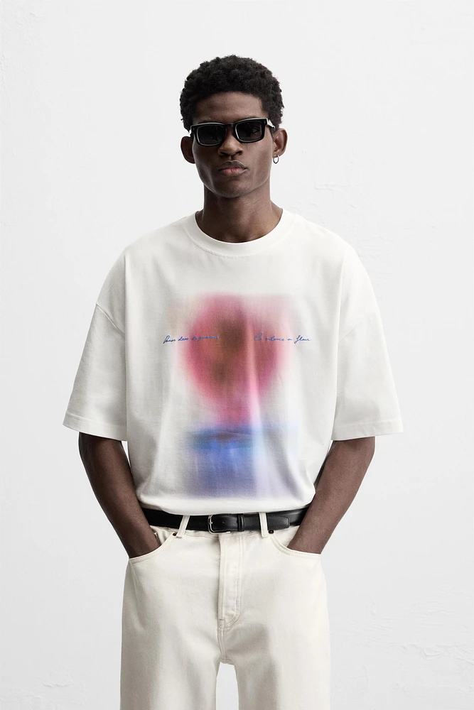 T-SHIRT IMPRIMÉ BIMATIÈRE