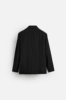 FLOWY WRINKLED EFFECT BLAZER