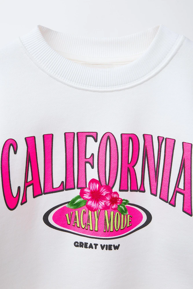 TEXT SWEATSHIRT
