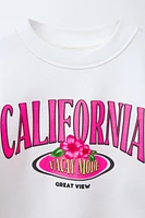 TEXT SWEATSHIRT