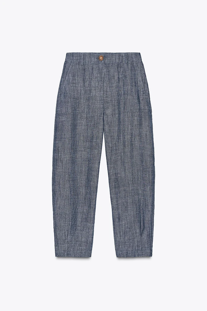 PANTALON DE JOGGING AVEC LIN