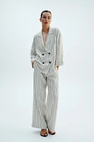 SEQUIN STRIPE PANTS