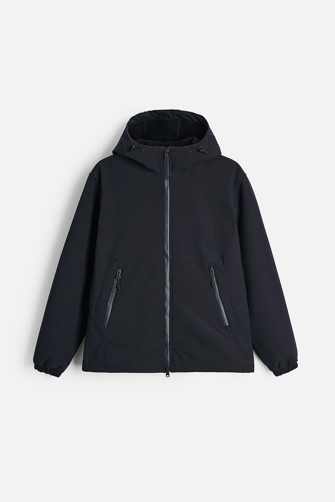 WATER REPELLENT FLEECE TECHNICAL JACKET