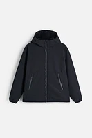 WATER REPELLENT TECHNICAL JACKET WITH FLEECE