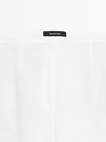 Pantalon de tailleur 100 % lin