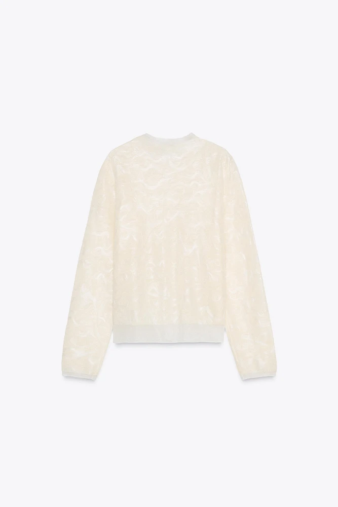 GILET EN MAILLE JACQUARD