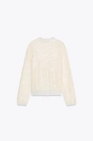 JACQUARD KNIT JACKET