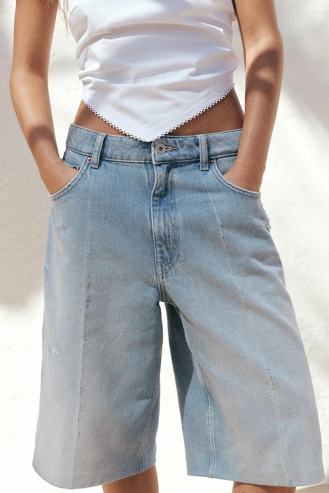 SHORT JORTS EN DENIM TRF TAILLE NORMALE