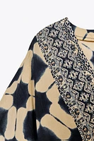 PRINTED CAFTAN DRESS