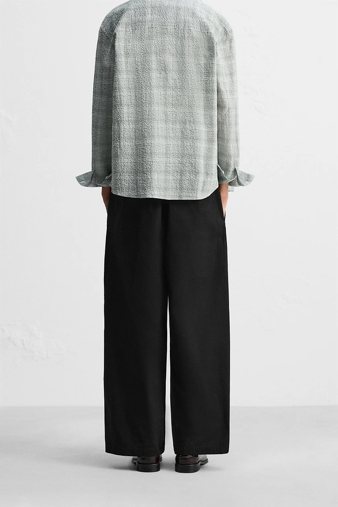 WIDE FIT CHINO PANTS