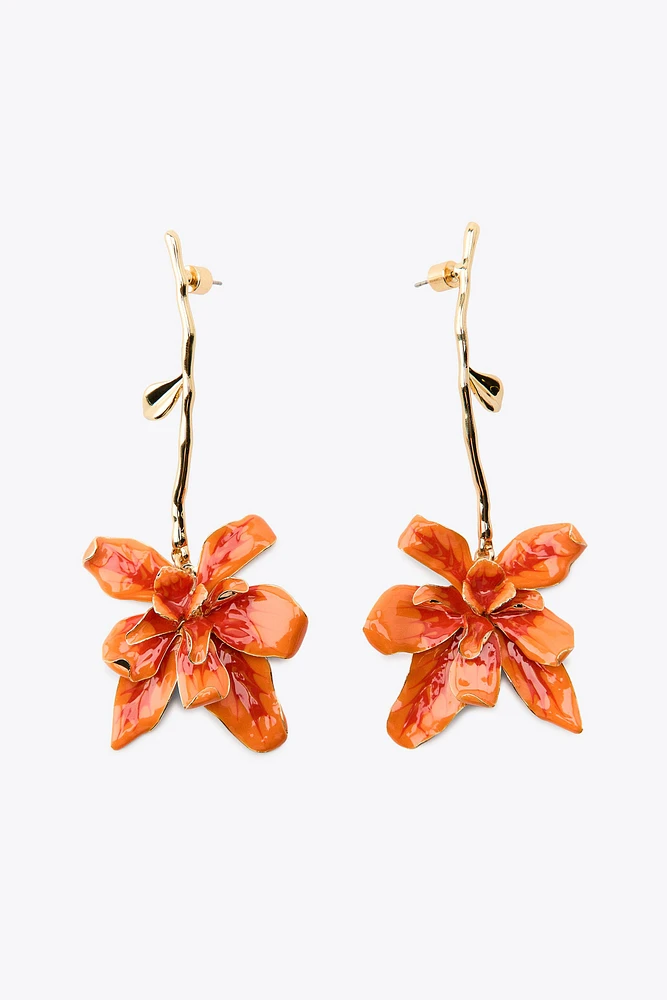 BOUCLES D'OREILLES TIGE FLEUR