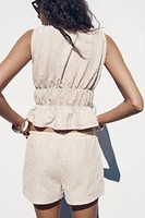 RUSTIC JACQUARD TOP