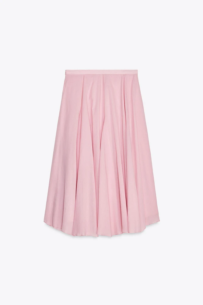 ZW COLLECTION FLared COTTON SKIRT
