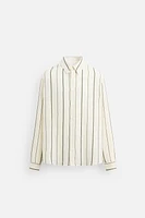 CHEMISE JACQUARD À RAYURES