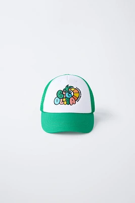 EMBROIDERED TRUCKER HAT