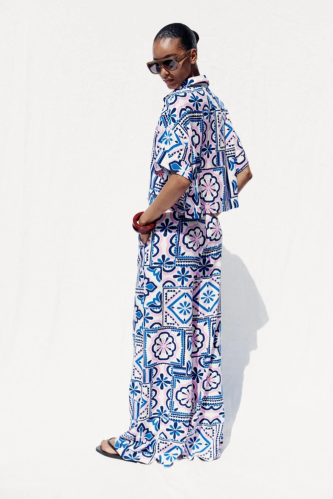 PANTALON PALAZZO IMPRIMÉ