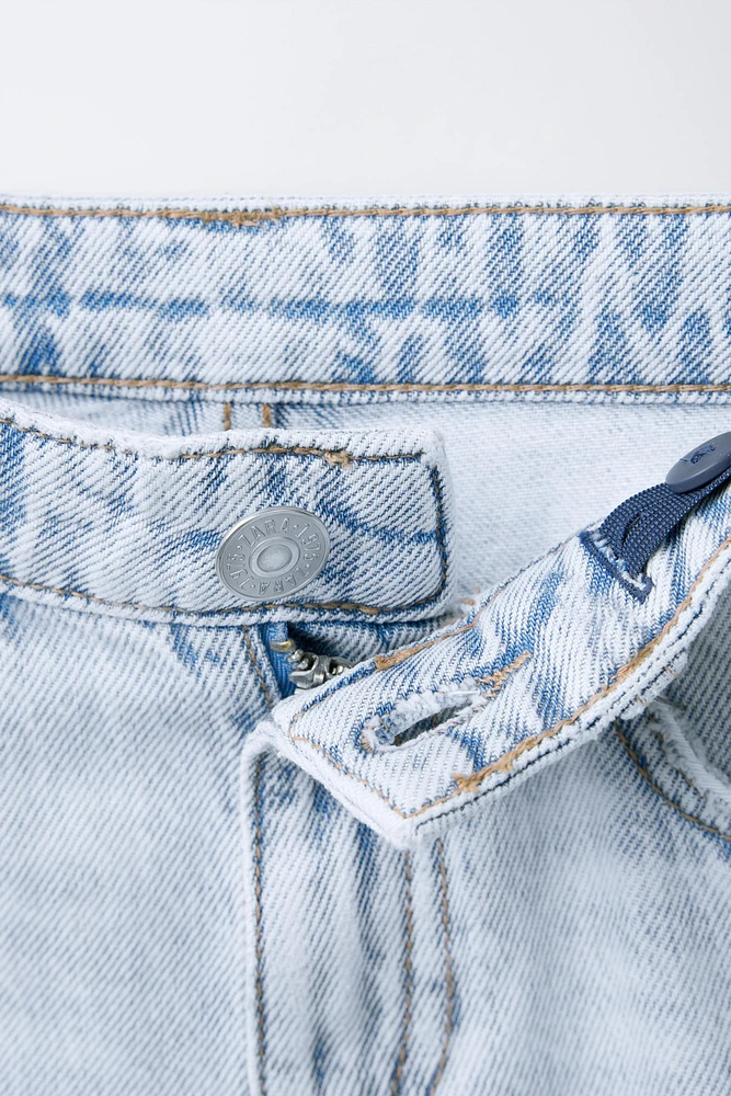 RIPPED DENIM SHORTS
