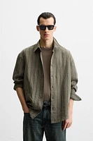 MODAL BLEND STRIPED SHIRT