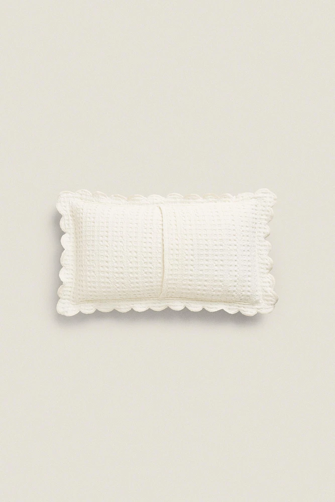 HOUSSE DE COUSSIN ENFANT ONDULÉE