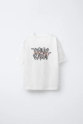 T-SHIRT À IMPRIMÉ GRAFFITI
