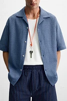 CHEMISE RELAXED FIT SEERSUCKER