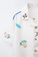 CHEMISE BRODERIES FERME