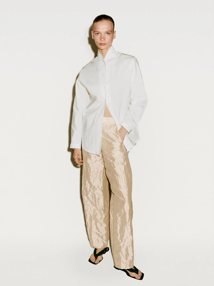 Pantalon satiné texturé - Limited Edition