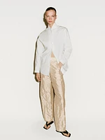 Pantalon satiné texturé - Limited Edition