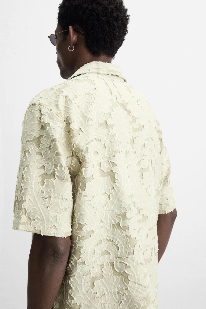 CHEMISE JACQUARD GÉOMÉTRIQUE