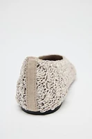 BRAIDED BALLET FLATS