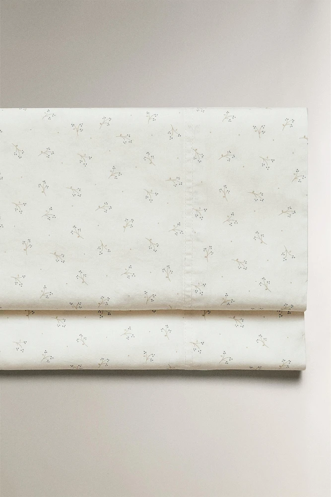 DRAP DE DESSUS ENFANT COTON MINIFLEUR
