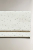 DRAP DE DESSUS ENFANT COTON MINIFLEUR