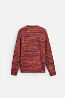 WOOL BLEND JACQUARD SWEATER