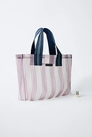 LARGE STRIPED BAG