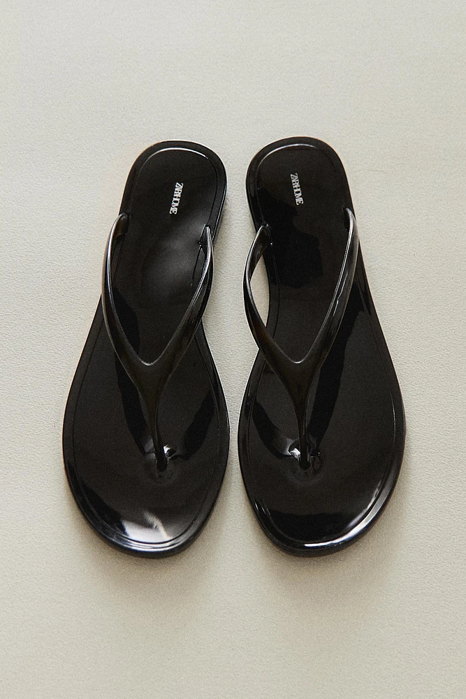 FLAT JELLY SANDALS