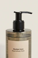 oz) ABSOLUTE LINEN LIQUID HAND AND BODY SOAP