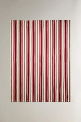 STRIPED COTTON BLANKET